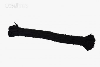 Шнур эластичный ШЭШ-2,5чп-50 чёрный шляпный - foto 0