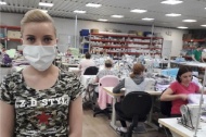 Швейные фабрики начали выпуск защитных масок