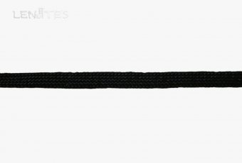 Шнур полиэфирный без наполнения ШБ-6чп-50 чёрный