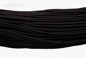 Шнур эластичный ШЭШ-2,5чп-50 чёрный шляпный - foto 1
