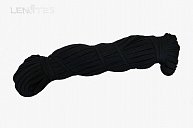 Шнур полиэфирный без наполнения ШБ-6чп-50 чёрный