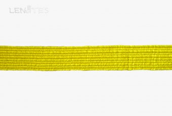 Тесьма плетеная эластичная ТП-8лимонп-100 лимон